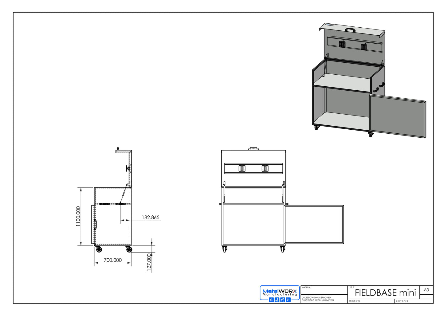 FIELDBASE mini - mobile site office toolbox